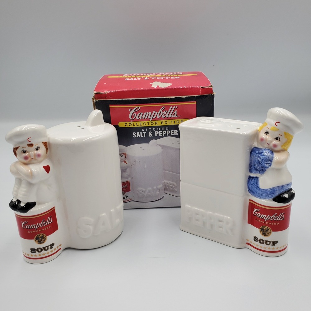 Campbell's Soup Kids‎ Salt & Pepper Shakers Collector Edition Kitchen Decor